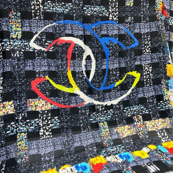 CHANEL SCARF MULTICOLOR - Picture 6 of 10